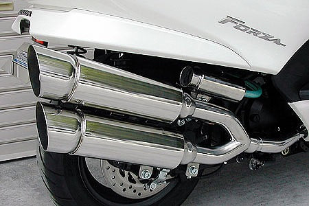 ウイルズウィン WirusWin サイドバイサイドマフラー ポッパー FORZA(MF08) カタログ品番：P011-4550 メーカー品番：222-15-03