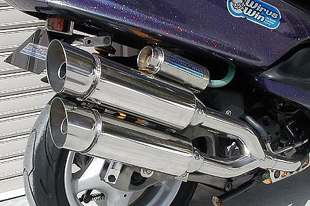 ウイルズウィン WirusWin サイドバイサイドマフラー ポッパー MAJESTY125 カタログ品番：P011-6307 メーカー品番：142-15-03