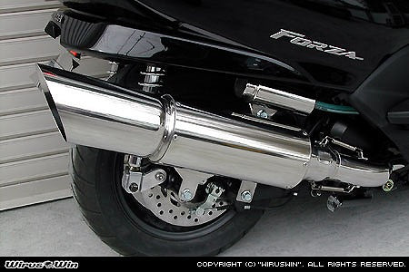 ウイルズウィン WirusWin ビッグキャノンマフラー FORZA(MF08) カタログ品番：P012-9061 メーカー品番：222-05-01