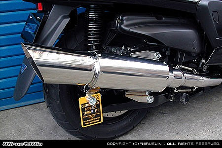 ウイルズウィン WirusWin ビッグキャノンマフラー GRANDMAJESTY250 カタログ品番：P013-1295 メーカー品番：122-05-01