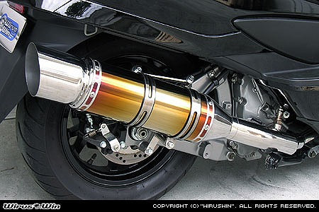 ウイルズウィン WirusWin エクシードチタンマフラー SKYWAVE250(CJ44 45 46) カタログ品番：P013-5990 メーカー品番：312-09-10