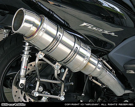 ウイルズウィン WirusWin ビーストショートマフラー タイプS POL FORZA(MF08) カタログ品番：P014-1557 メーカー品番：222-17-11
