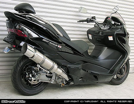 ウイルズウィン WirusWin ビーストマフラー タイプE POL SKYWAVE250(CJ44 45 46) カタログ品番：P014-1573 メーカー品番：312-10-11