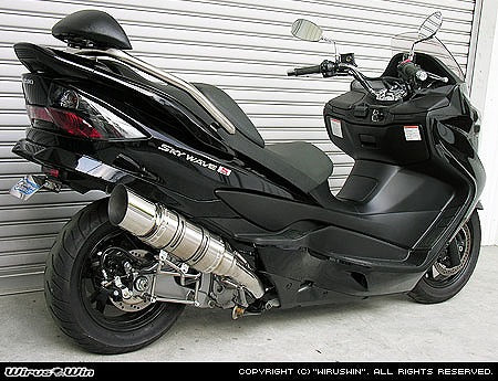 ウイルズウィン WirusWin ビーストショートマフラー タイプE POL SKYWAVE250(CJ44 45 46) カタログ品番：P014-1577 メーカー品番：313-16-11