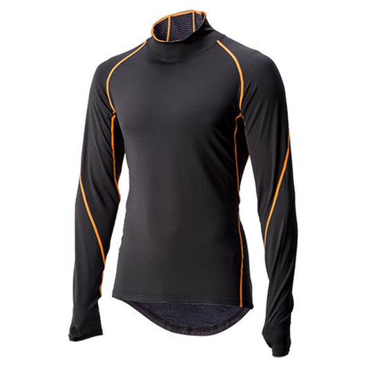 山城 ヤマシロ YAMASHIRO BR オンネツプリントインナー ハイネック BK ＃XL カタログ品番：P092-2072 メーカー品番：4547544053377