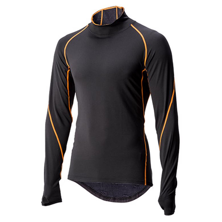 山城 ヤマシロ YAMASHIRO BR オンネツプリントインナー ハイネック BK ＃XL カタログ品番：P092-2072 メーカー品番：4547544053377