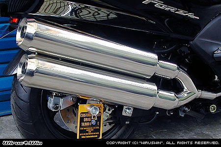 ウイルズウィン WirusWin スタイリッシュツインマフラー ジェット FORZA(MF08) カタログ品番：P018-8183 メーカー品番：222-14-04