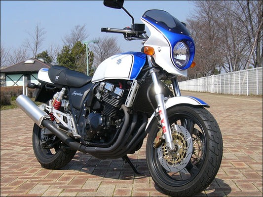 CHIC DESIGN シックデザイン ロードコメット2 ラインイリブルー クリア インパルス400 05- カタログ品番：RCB12B-W/BB メーカー品番：RCB12B-W/BB