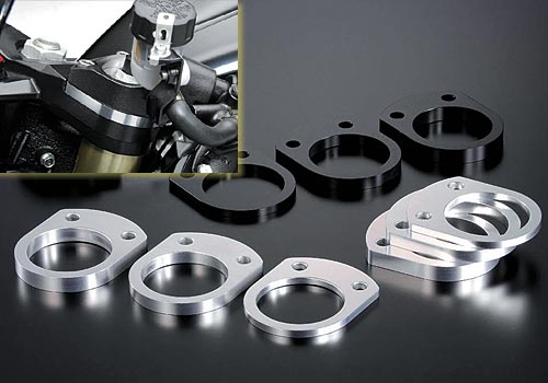 アグラス ハンドルUPスペーサーセット シルバー ZZR1400