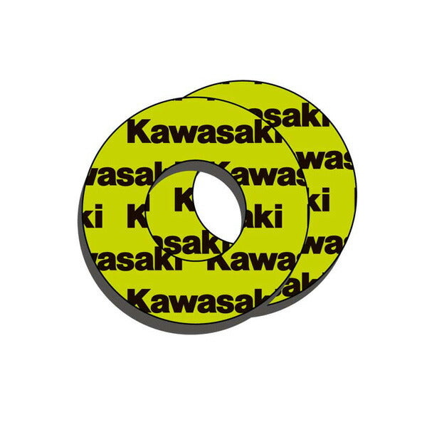 FACTORY EFFEX ファクトリーFX グリップドーナツ 1セット KAWASAKIロゴ カタログ品番：P020-4175 メーカー品番：FX09-67100