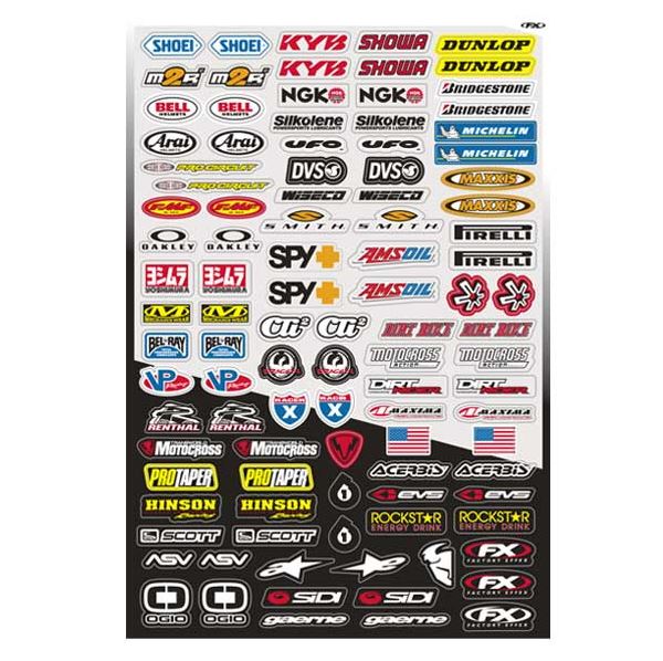 ファクトリーエフェックス ファクトリーFX ステッカーキット DVSマイクロロゴキット カタログ品番：P026-1683 メーカー品番：FX10-68014