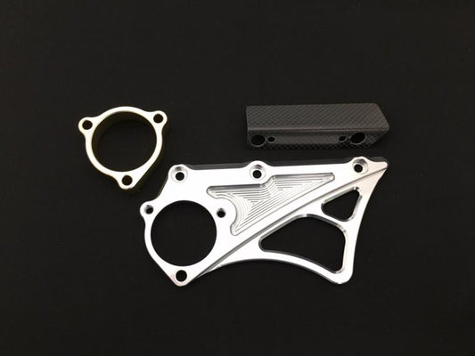 K-FACTORY フロントスプロケットカバー メタリックSLV GPZ900R A7-