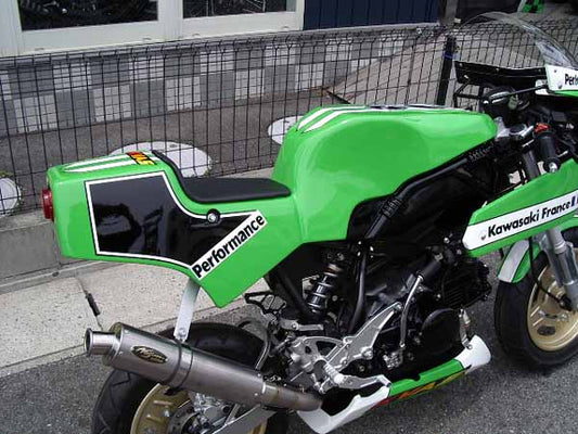 PLEASURE プレジャー KR110タンク＆シートカウル FRPクロゲル KSR110 カタログ品番：P026-6834 メーカー品番：PK30702