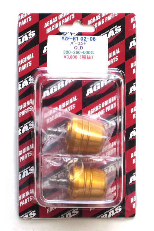 アグラス バーエンド／ゴールド YZF-R1 02-08／YZF-R6 06-09