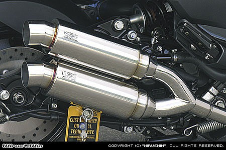 ウイルズウィン WirusWin アトミックツインマフラー スポーツ MAJESTY250(4D9) カタログ品番：P028-2062 メーカー品番：172-13-05