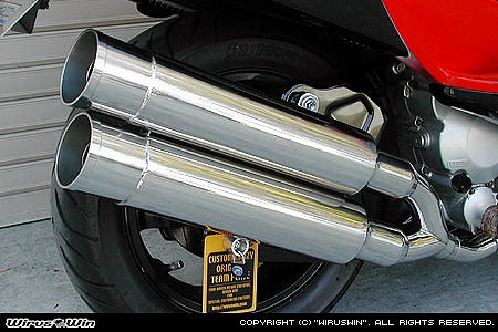 ウイルズウィン WirusWin スタイリッシュツインマフラー バズーカー SKYWAVE250(CJ43) カタログ品番：P028-2110 メーカー品番：322-14-02