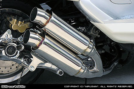 ウイルズウィン WirusWin アトミックツインマフラー スポーツ MAJESTY250(5GM SJ) カタログ品番：P028-2021 メーカー品番：112-13-05