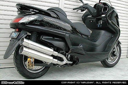 ウイルズウィン WirusWin スタイリッシュツインマフラー バズーカー GRANDMAJESTY400 カタログ品番：P028-2011 メーカー品番：132-14-02