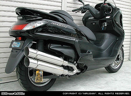 ウイルズウィン WirusWin スタイリッシュツインマフラー ポッパー GRANDMAJESTY400 カタログ品番：P028-2012 メーカー品番：132-14-03