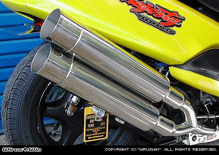 ウイルズウィン WirusWin スタイリッシュツインマフラー バズーカー MAJESTY125 カタログ品番：P028-2037 メーカー品番：142-14-02