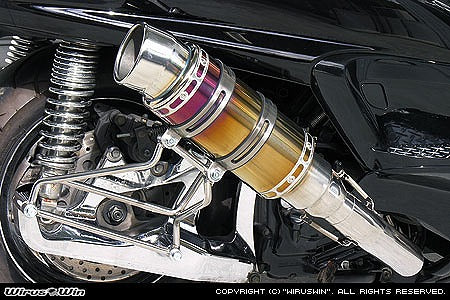 ウイルズウィン WirusWin ビーストショートマフラー タイプS 焼色 GRANDMAJESTY250 カタログ品番：P028-2003 メーカー品番：122-17-10