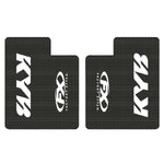 ファクトリーエフェックス ファクトリーFX カーボンフォークデカール KYB ホワイト カタログ品番：P028-2186 メーカー品番：FX10-38012