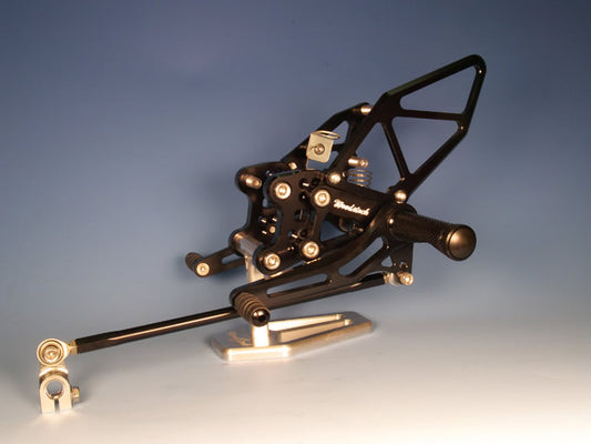 ウッドストック ウッドストック ステップキット 4POS BLK ZZR1400 ZX-14R 12 ABS仕様 カタログ品番：P028-2449 メーカー品番：WBS-K16-BB