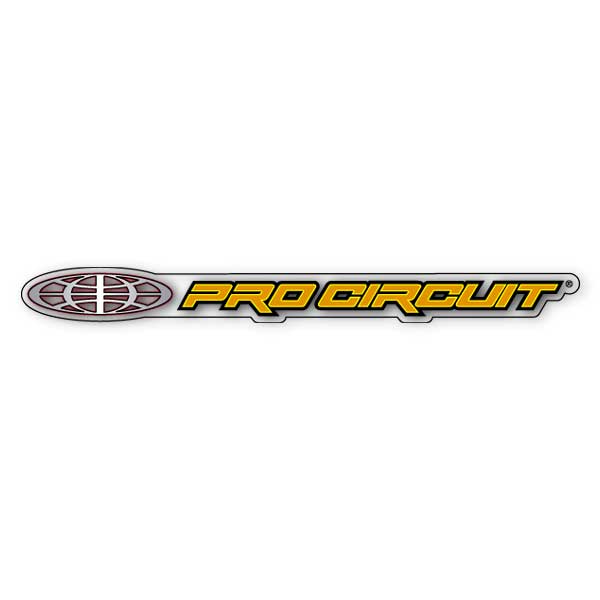 ファクトリーエフェックス ファクトリーFX レーシングステッカー each PRO-CIRCUIT 21cm カタログ品番：P030-6720 メーカー品番：FX04-2694-1