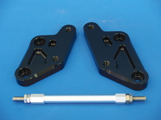 ウッドストック ウッドストック STDステップオフセットプレート Aタイプ Ninja250R カタログ品番：P033-8325 メーカー品番：OSP-K23-BKA