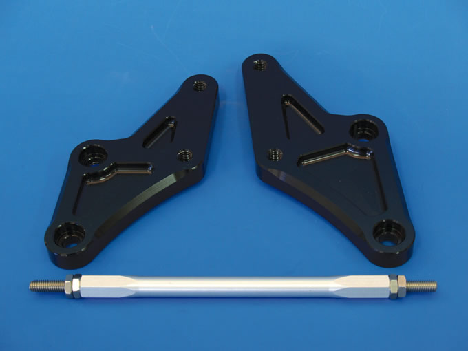 ウッドストック ウッドストック STDステップオフセットプレート Bタイプ Ninja250R カタログ品番：P034-1930 メーカー品番：OSP-K23-BKB