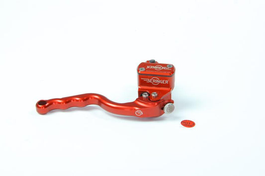 BERINGER ベルリンガー ブレーキマスターφ17.5 ハーレー RED レーシング3フィンガー カタログ品番：BROH-12-3R メーカー品番：BROH-12-3R