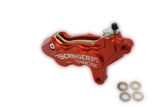 BERINGER ベルリンガー 6Pアキシャルキャリパー ミギ レッド GSX-1300R隼 99-06、GSX-R1100 90-98、TL1000S R 97-00 カタログ品番：S01A-R メーカー品番：S01A-R