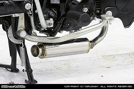 ウイルズウィン WirusWin ロッドダウンショートタイプマフラー PGM-FI リトルカブ カタログ品番：P035-1786 メーカー品番：712-56-11