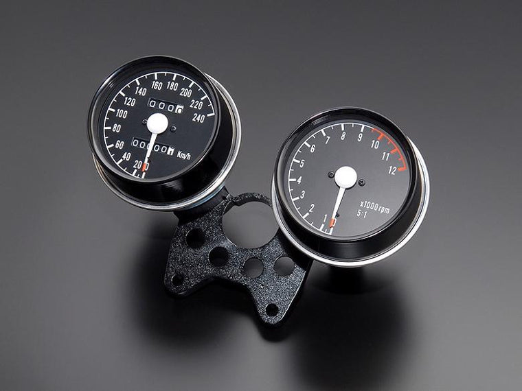 ドレミコレクション レーシングメーターASSY （ブラケットツキ） 《ドレミコレクション 10906》◇Cr◇プロト品番P037-1074メーカー品番10906