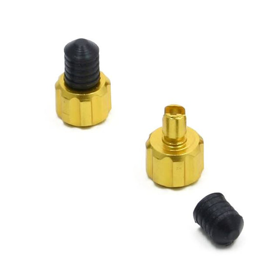 ディーアールシー DRC ムシマワシバルブキャップ2コ GLD アルミ カタログ品番：P016-7764 メーカー品番：D58-05-103