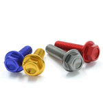 DRC フランジボルト アルミ／BLU 4pcs M6X12mm 《ディーアールシー D58-51-112》◇Cr◇プロト品番P018-9264メーカー品番D58-51-112