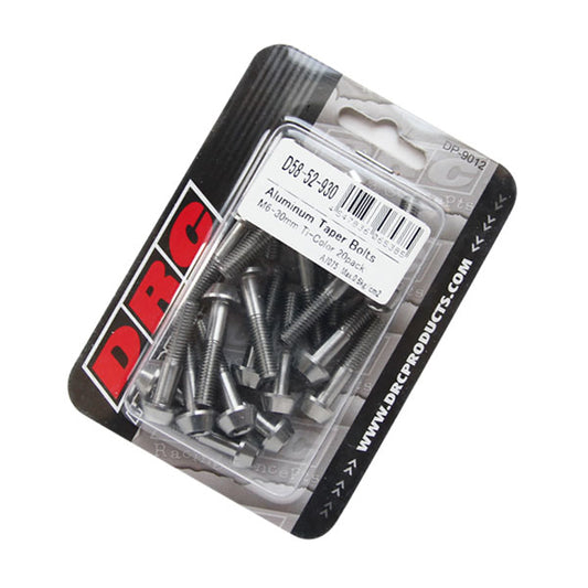 DRC テーパーボルト アルミ／チタン 20pcs M6X30mm 《ディーアールシー D58-52-930》◇Cr◇プロト品番P018-9297メーカー品番D58-52-930