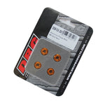 DRC フランジナット アルミ／GLD 4pcs M6サイズ 《ディーアールシー D58-53-301》◇Cr◇プロト品番P018-9104メーカー品番D58-53-301