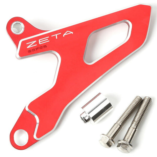 ZETA ジータ ドライブカバー レッド YZ250 YZ250F YZ250X WR250F RMZ250 RMZ450 カタログ品番：P027-3545 メーカー品番：ZE80-9025
