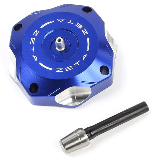 ZETA ジータ ガスキャップ レーサー用 ブルー YZ KX KLX RMZ カタログ品番：P027-3518 メーカー品番：ZE87-1501