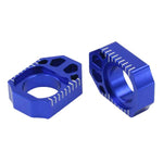 ZETA ジータ リヤアクスルブロック ブルー WR250R 250X 250F 450F YZ250X 250FX 450FX カタログ品番：P035-2214 メーカー品番：ZE93-5312