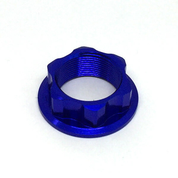 ZETA ジータ ステアリングステムナット ブルー M22x27-P1.0 H12 カタログ品番：P036-1593 メーカー品番：ZE58-2022