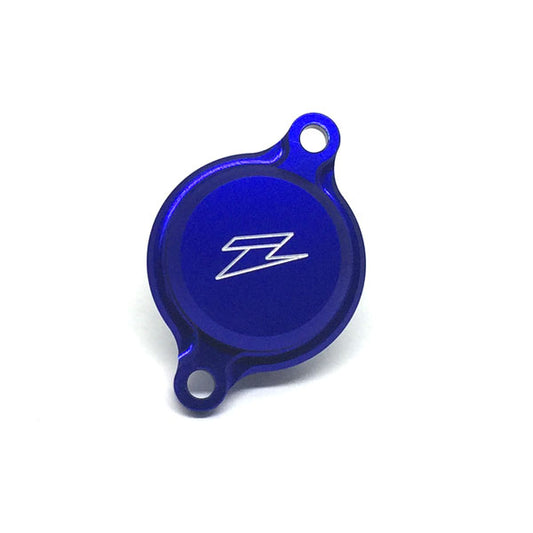 ZETA ジータ オイルフィルターカバー ブルー YZ250F 450F 250FX 450FX WR250F 450F カタログ品番：P042-3877 メーカー品番：ZE90-1362