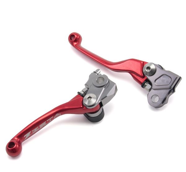 ZETA ジータ PIVOTレバーセットFP 3Fi RED YZ125 YZ250 YZ250F KX250F KX450F カタログ品番：P075-6133 メーカー品番：ZE44-1103