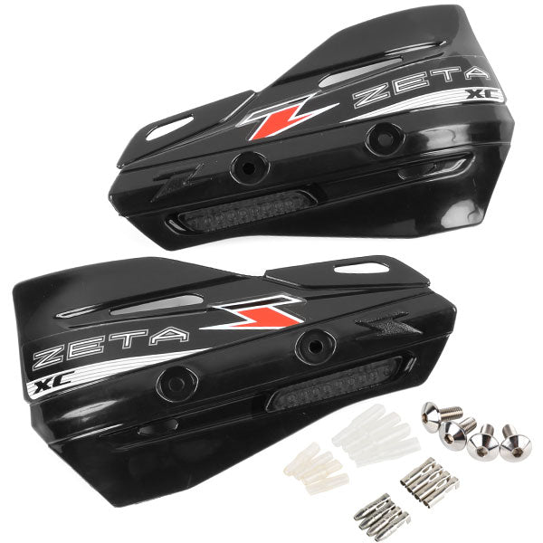 ZETA ジータ XCフラッシャープロテクター ブラック スモークレンズ カタログ品番：P061-9040 メーカー品番：ZE72-3506