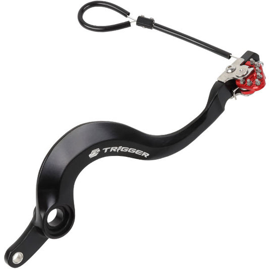 ZETA ジータ トリガーブレーキペダル RED RMZ450 08-18 RMX450Z 10-17 カタログ品番：P075-6048 メーカー品番：ZE90-7222