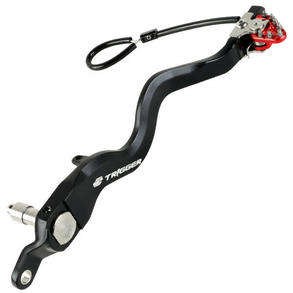 ZETA ジータ トリガーブレーキペダル RED KLX250 D-TRACKER X カタログ品番：P075-6046 メーカー品番：ZE90-7182