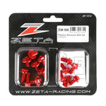 ZETA ジータ アルミボルトセット ガイソウヨウ RED DRZ400S SM 14pcs カタログ品番：P075-6110 メーカー品番：ZE88-5542