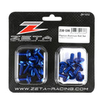 ZETA ジータ アルミボルトセット ガイソウヨウ BLUE KLX250 D-Tracker 18pcs BLUE カタログ品番：P075-6107 メーカー品番：ZE88-5346
