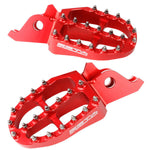 ZETA ジータ アルミフットペグ RED CRF150R 250R 450R 450RX 250X 450X カタログ品番：P075-6059 メーカー品番：ZE93-1022